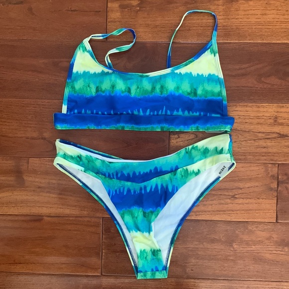 SHEIN BRAND NEW ROMWE swimsuit bikini Bundle Size LARGE mix-n-match Top … - Picture 3 of 16